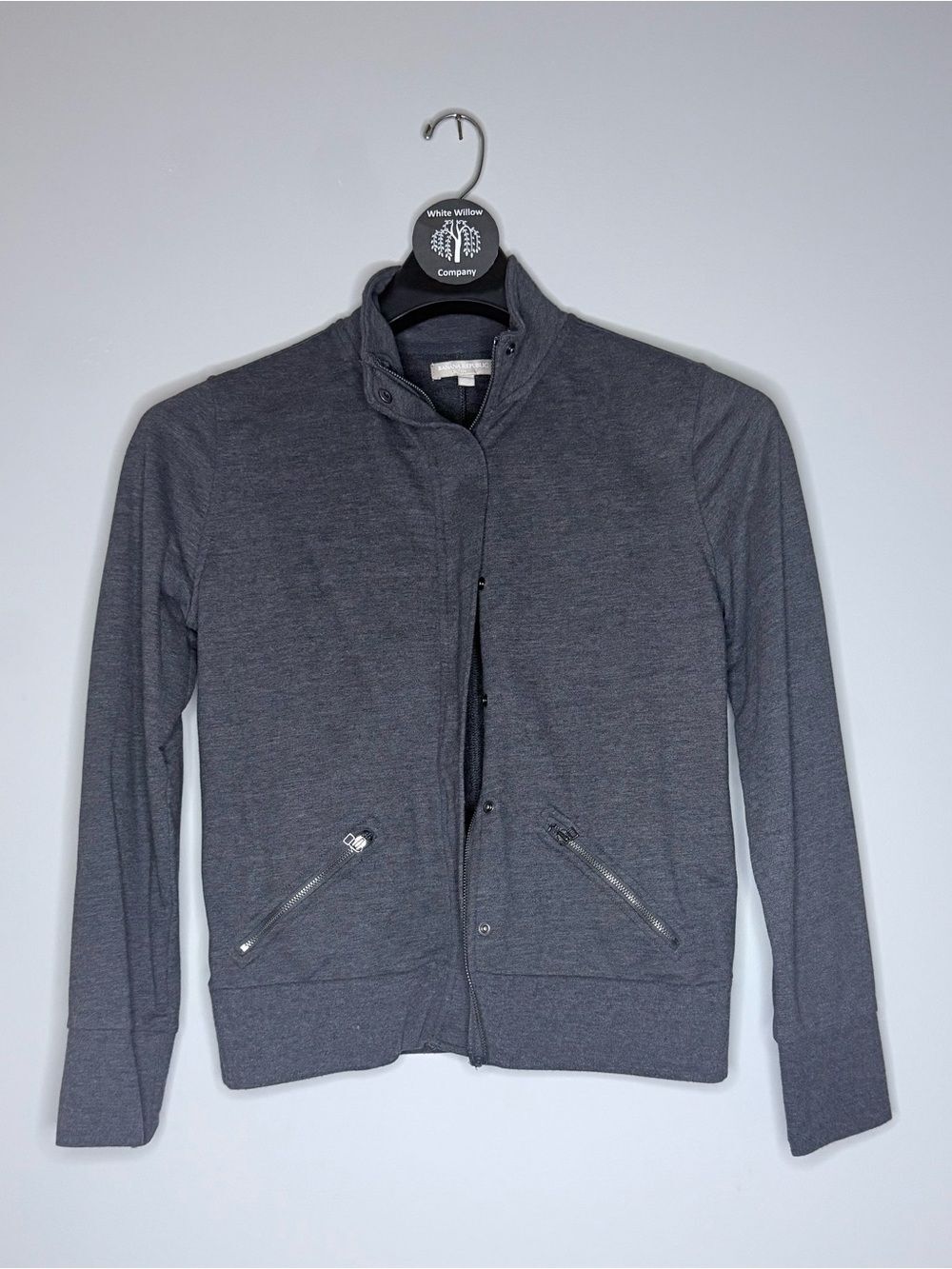 Banana Republic Women's Gray Utility Lightweight Jacket Size Medium